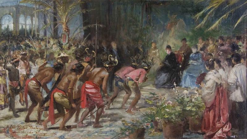 Francisco Jose de Goya Esbos de la inauguracio de lExposicio Nacional de les Illes Filipines Germany oil painting art